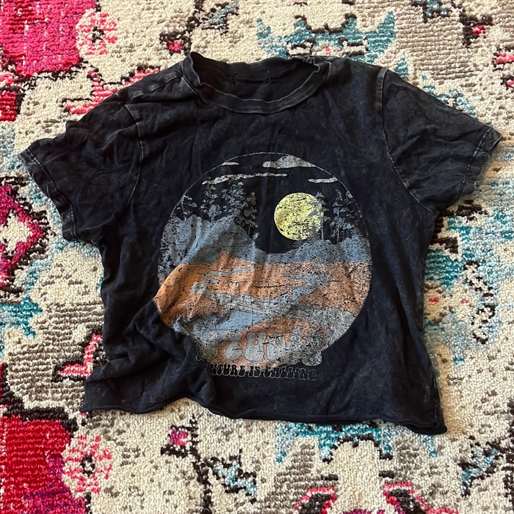 PacSun graphic crop tee size xs